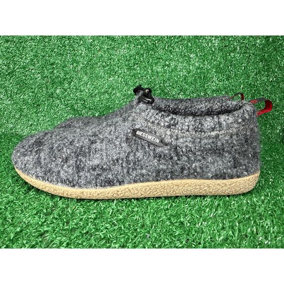 Giesswein Vent Slippers Men’s EU 41 US 8 Anthracite Marine Slip-On Wool Shoes main image 2